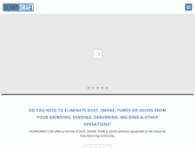 Tablet Screenshot of downdraft.com